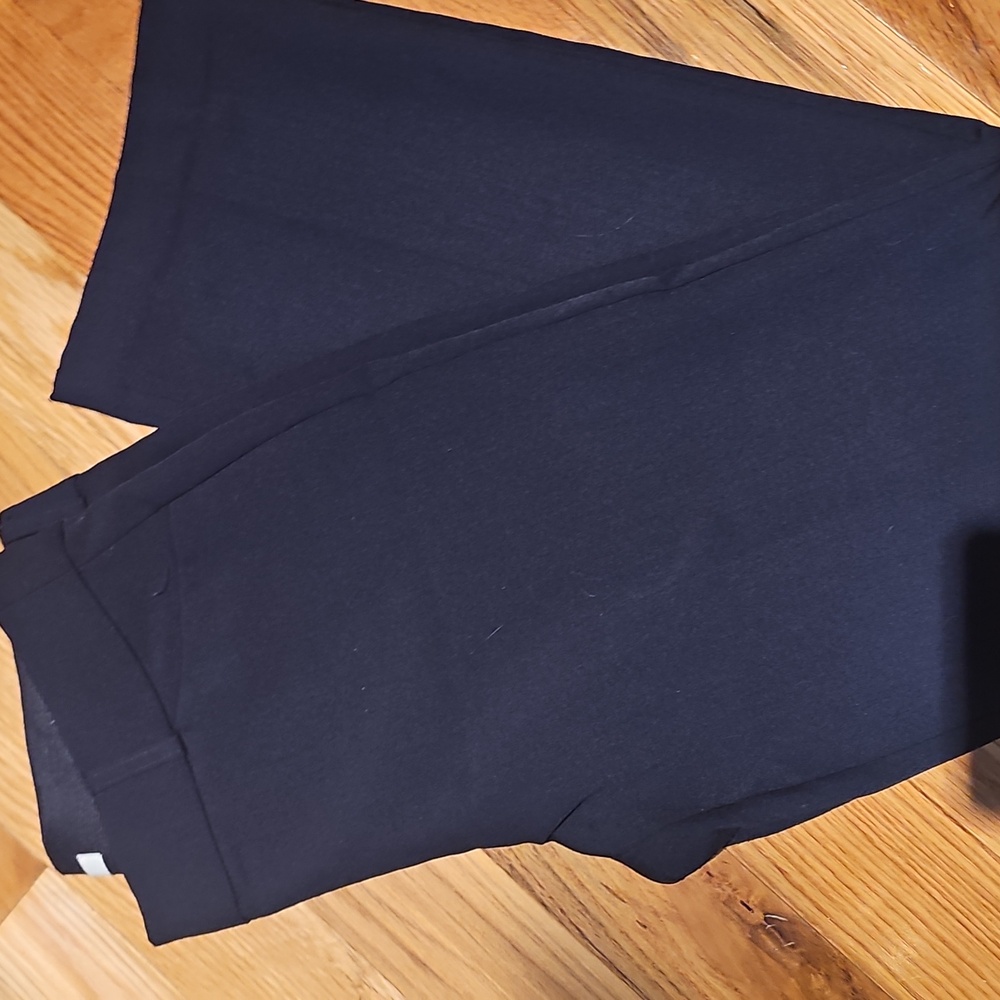 WOMENS Classic NAVY Pants 8 Pet Med Rise